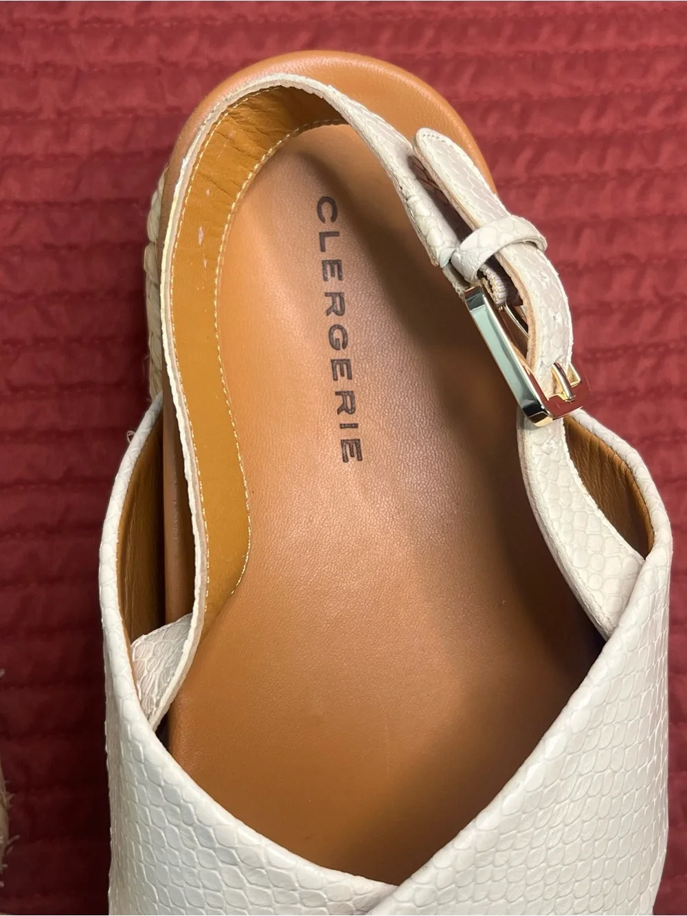 Robert Clergerie White Crisscross Espadrille Sandals